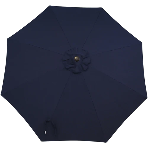 Sunnydaze Aluminum Sunbrella Patio Umbrella - Navy Blue - 9-Foot - Image 6