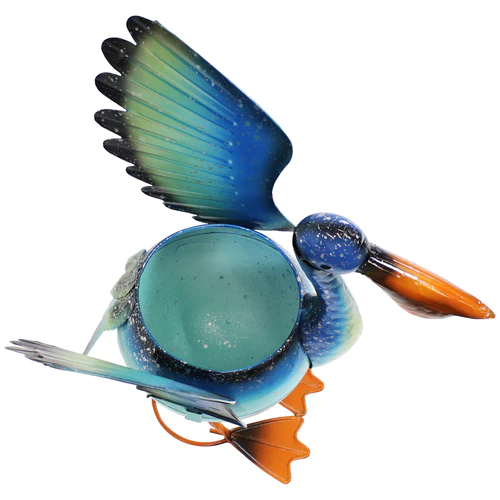 Pierre the Flying Pelican Metal Statue - Image 6