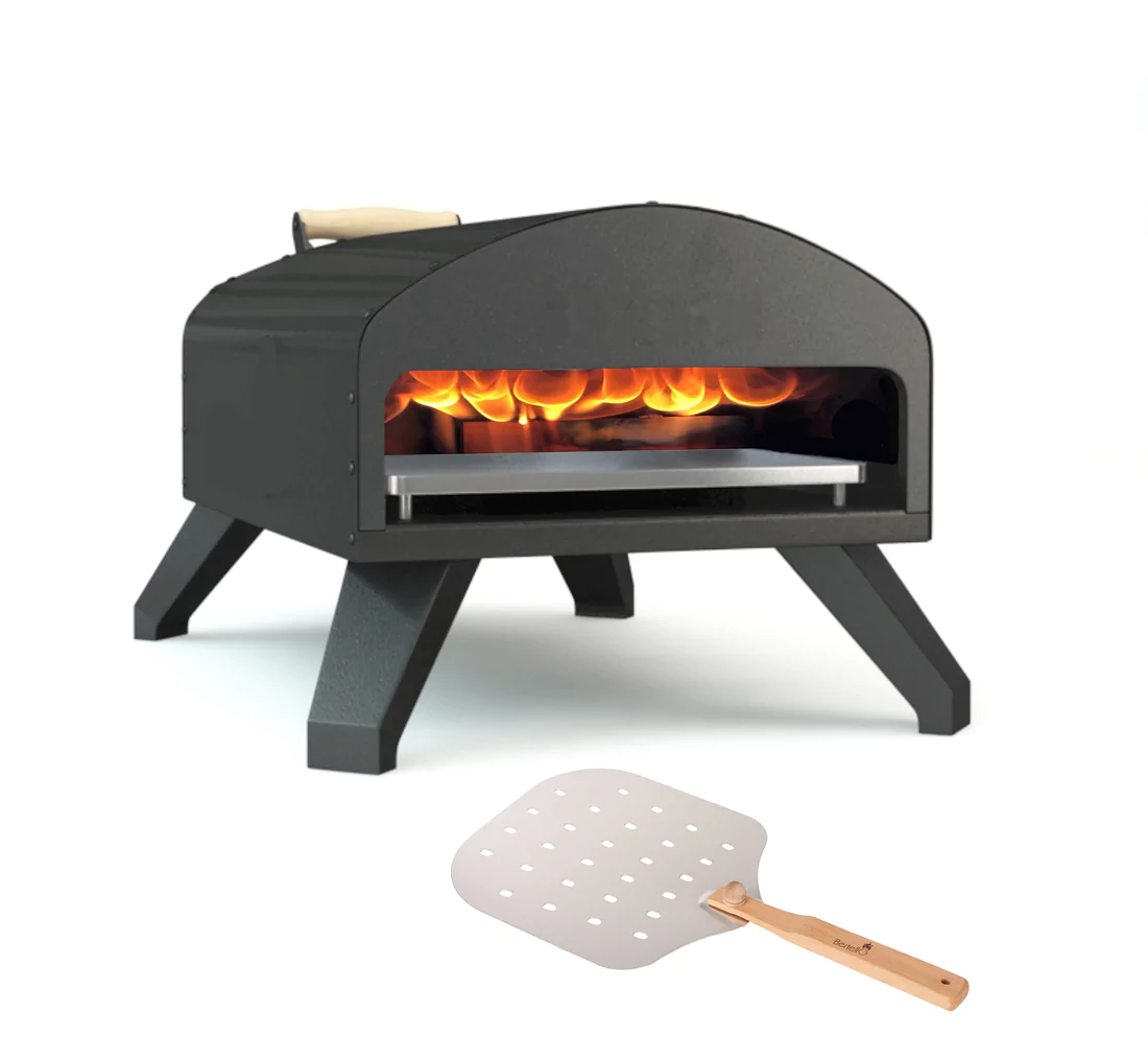 Bertello Outdoor Pizza Oven + Pizza Peel Combo