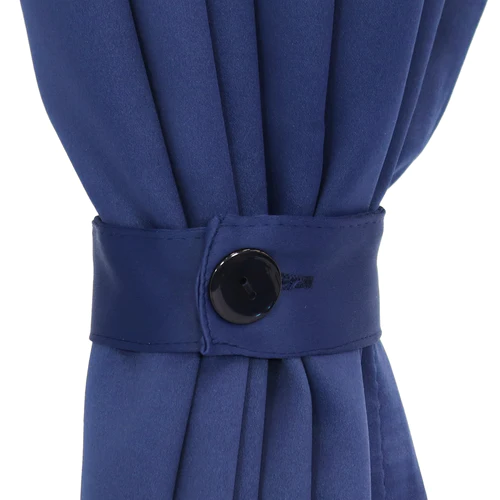 2 Indoor/Outdoor Blackout Curtain Panels with Grommet Top - 52 x 96 in (1.32 x 2.43 m) - Blue - Image 13