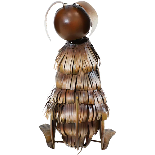 Sitting Dog Metal Outdoor Garden Statue - Image 5