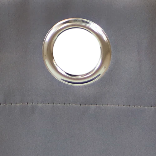 2 Indoor/Outdoor Blackout Curtain Panels with Grommet Top - 52 x 96 in (1.32 x 2.43 m) - Gray - Image 16